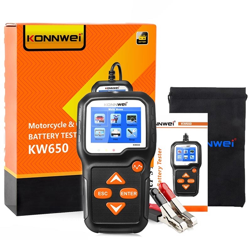 Konnwei Kw Motorrad Und Autobatterie Tester V V