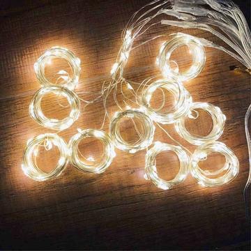 200-LED-Lichterkette - 3m x 2m - Warmweiß