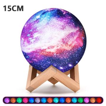 3D Galaxie LED Lampe / Nachtlicht - 15cm