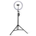 4smarts LoomiPod XL & Mini Selfie Tripod mit LED Ringlicht - 2800-7200 K