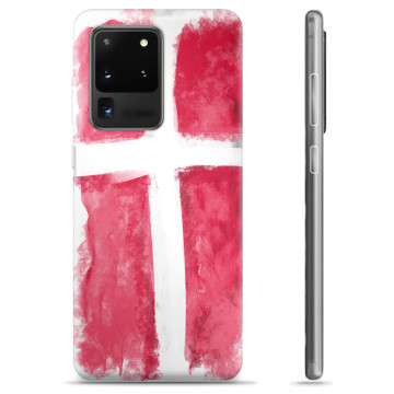 Samsung Galaxy S20 Ultra TPU Hülle - Dänische Flagge