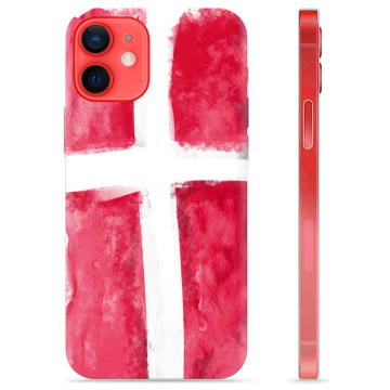 iPhone 12 mini TPU Hülle - Dänische Flagge