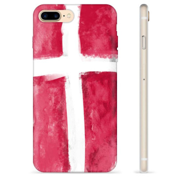 iPhone 7 Plus / iPhone 8 Plus TPU Case - Dänische Flagge