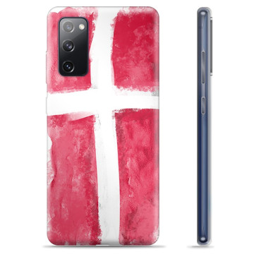 Samsung Galaxy S20 FE TPU Hülle - Dänische Flagge