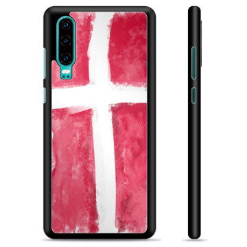 Huawei P30 Schutzhülle - Dänische Flagge