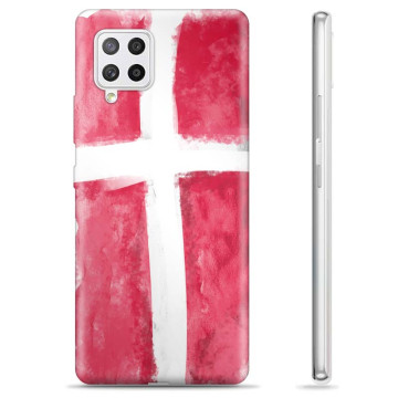 Samsung Galaxy A42 5G TPU Hülle - Dänische Flagge