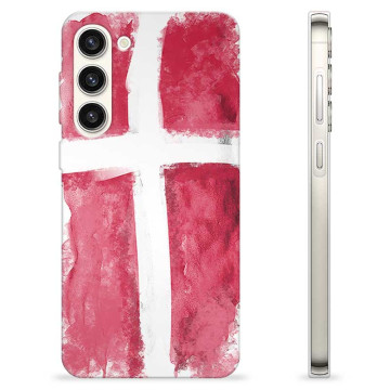 Samsung Galaxy S23+ 5G TPU Hülle - Dänische Flagge