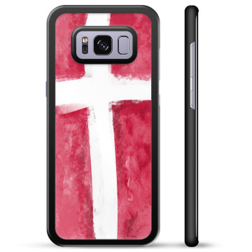 Samsung Galaxy S8+ Schutzhülle - Dänische Flagge