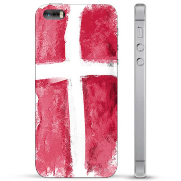 iPhone 5/5S/SE Hybrid Hülle - Dänische Flagge