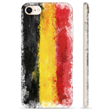 iPhone 7/8/SE (2020)/SE (2022) TPU-Hülle - Deutsche Flagge