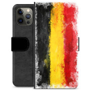 iPhone 12 Pro Max Premium Schutzhülle mit Geldbörse - Deutsche Flagge