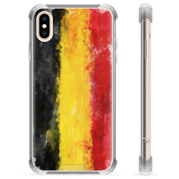 iPhone X / iPhone XS Hybrid Hülle - Deutsche Flagge