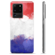 Samsung Galaxy S20 Ultra TPU Hülle - Französische Flagge