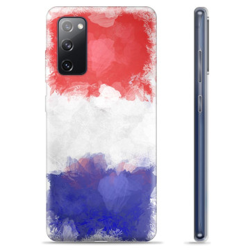 Samsung Galaxy S20 FE TPU Hülle - Französische Flagge