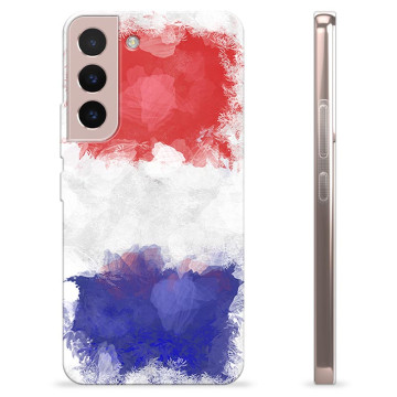 Samsung Galaxy S22 5G TPU Hülle - Französische Flagge