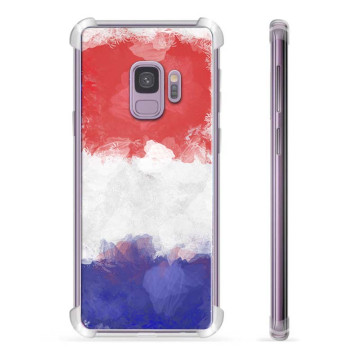 Samsung Galaxy S9 Hybrid Fall - Französische Flagge