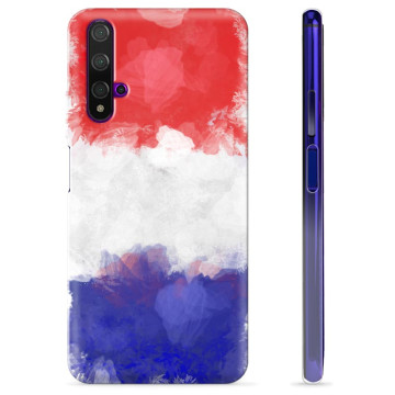 Huawei Nova 5T TPU Hülle - Französische Flagge