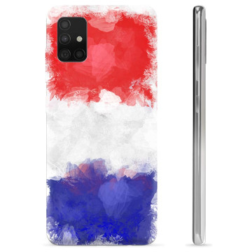 Samsung Galaxy A51 TPU Hülle - Französische Flagge