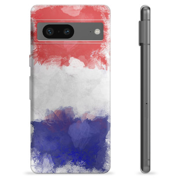 Google Pixel 7 TPU Hülle - Französische Flagge