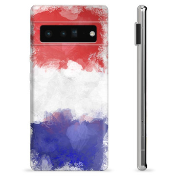 Google Pixel 6 Pro TPU Hülle - Französische Flagge