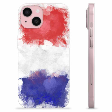 iPhone 15 TPU-Hülle - Französische Flagge