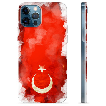 iPhone 12 Pro TPU Hülle - Türkische Flagge