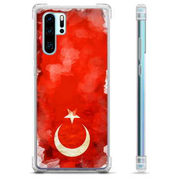 Huawei P30 Pro Hybrid Hülle - Türkische Flagge