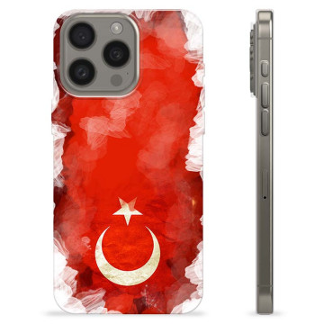 iPhone 15 Pro Max TPU Hülle - Türkische Flagge