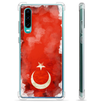 Huawei P30 Hybrid Gehäuse - Türkische Flagge