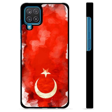 Samsung Galaxy A12 Schutzhülle - Türkische Flagge