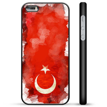 iPhone 5/5S/SE Schutzhülle - Türkische Flagge