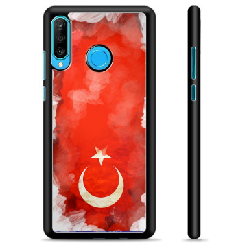 Huawei P30 Lite Schutzhülle - Türkische Flagge