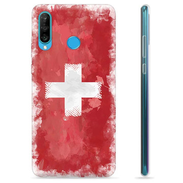 Huawei P30 Lite TPU Case - Schweizer Flagge