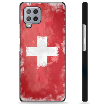 Samsung Galaxy A42 5G Schutzhülle - Schweizer Flagge