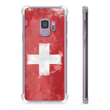 Samsung Galaxy S9+ Hybrid Hülle - Schweizer Flagge