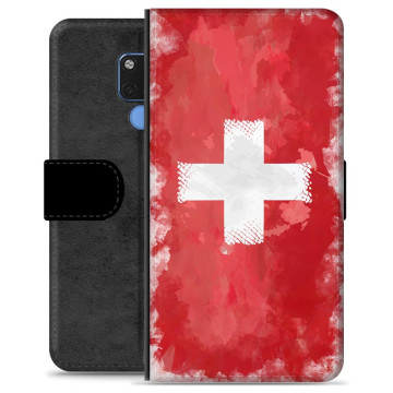 Huawei Mate 20 Premium Schutzhülle mit Geldbörse - Schweizer Flagge