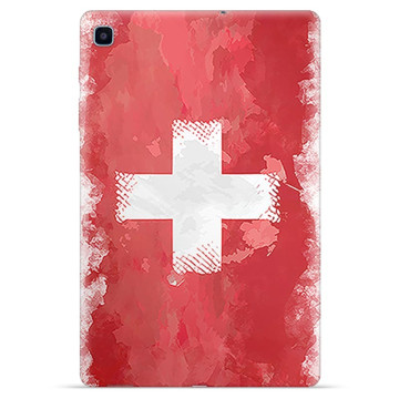 Samsung Galaxy Tab S6 Lite TPU Hülle - Schweizer Flagge