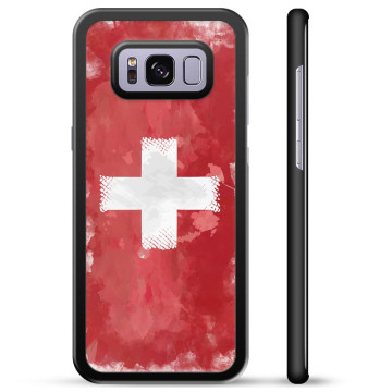 Samsung Galaxy S8+ Schutzhülle - Schweizer Flagge