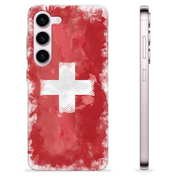 Samsung Galaxy S23 5G TPU Hülle - Schweizer Flagge