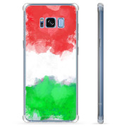 Samsung Galaxy S8 Hybrid Hülle - Italienische Flagge