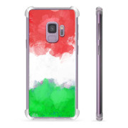 Samsung Galaxy S9 Hybrid Hülle - Italienische Flagge