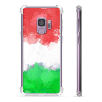 Samsung Galaxy S9+ Hybrid Hülle - Italienische Flagge