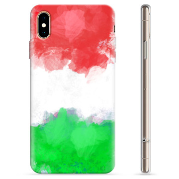 iPhone XS Max TPU Hülle - Italienische Flagge