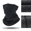 A01-WB Winter Outdoor Radfahren Gesichtsmaske Skifahren Halstuch Fleece Warm Neck Gaiter - Schwarz