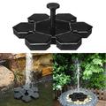 AS20A Mini Solarbetriebene Springbrunnen Wasserpumpe Garten Wasserspiel Schwimmender Fisch Tanks Dekoration