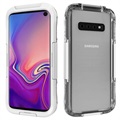 Aktive Serie IP68 Samsung Galaxy S10 Wasserdichte Hülle - Weiß