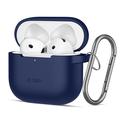 AirPods 4 Tech-Protect-Silikon-Hakenhülle - Navy Blau