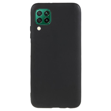 Anti-Fingerabdrücke Matte Huawei P40 Lite TPU Hülle - Schwarz