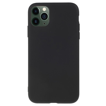 Anti-Fingerabdrücke Matte iPhone 11 Pro TPU Hülle - Schwarz