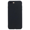 Anti-Fingerabdrücke Matte iPhone 7 Plus/8 Plus TPU Hülle - Schwarz